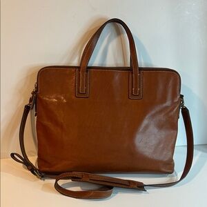 Fossil Leather Messenger Crossbody